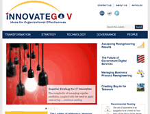 Tablet Screenshot of innovategov.org